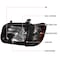 Spec-D Tuning 05-06 Toyota Tundra Headlight And Corner Light Set - Black 2LCLH-TUN05JM-RS - alternate 3